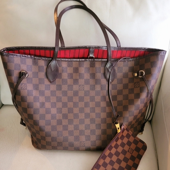 Authentic Louis Vuitton Damier neverfull - Picture 15 of 16